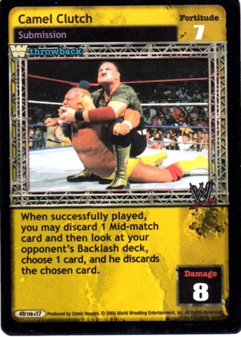 Camel Clutch (Throwback)